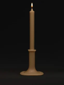 Diptyque Ambre (Amber) Taper candle with branded oval base
