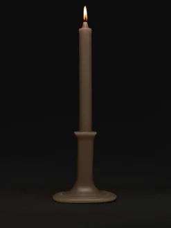 Diptyque Feu de Bois (Wood Fire) Taper candle with branded oval base