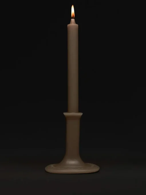 Diptyque Feu de Bois (Wood Fire) Taper candle with branded oval base