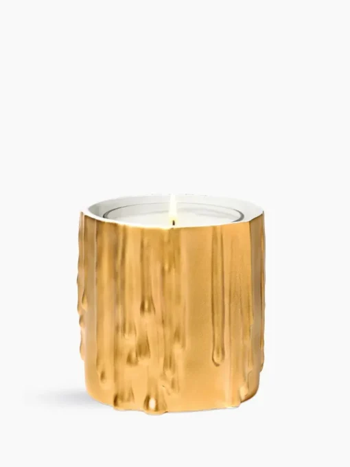 Diptyque Gold Melted Wax Candle Holder For classic candle