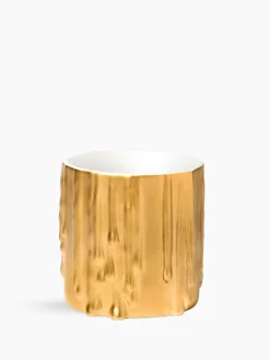 Diptyque Gold Melted Wax Candle Holder For classic candle