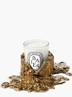 Diptyque Medium gold bronze candle holder For classic candles